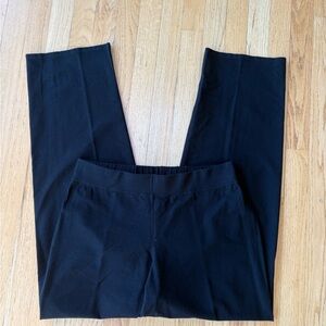 Eileen Fisher | Black Crepe Trousers, Sz M